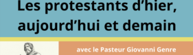 Cycle de conférences, avec le pasteur Giovanni Genre